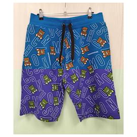 Moschino-Pants-Blue,Multiple colors