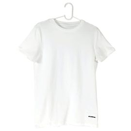 T-shirt blanc avec logo Jil Sander en coton M Blanc