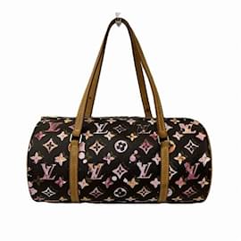 Louis Vuitton-Louis Vuitton Monogram Watercolor Papillon 30 Handbag-Brown,Pink