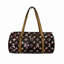 Louis Vuitton-Louis Vuitton Monogram Watercolor Papillon 30 Handbag-Brown,Pink