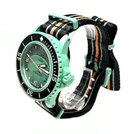 Blancpain-Blancpain x Swatch Scuba Fifty Fathoms Indian Ocean SO35I100 Automatic Watch-Other