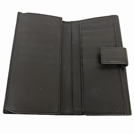 Gucci-Gucci Interlocking G Long Wallet-Black