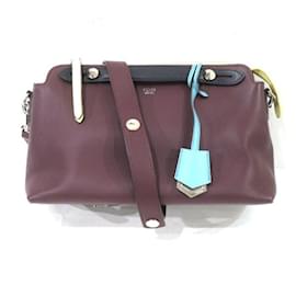 Fendi-Sac Fendi 2Way By The Way 8BL124-5QJ-Bordeaux