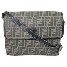 Fendi-Fendi Zucca Pattern Mamma Bucket Bag-Brown