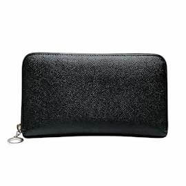 Bulgari-Bvlgari Man Round Black Long Wallet-Black