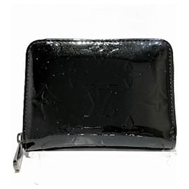 Louis Vuitton-Louis Vuitton Vernis Zippy Coin Purse M90077-Black