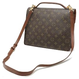 Louis Vuitton-Louis Vuitton Monogram Monceau 28 Handbag-Brown