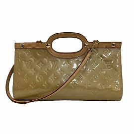 Bolsa Vernis Roxbury Drive da Louis Vuitton Bege Avelã