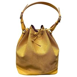 Louis Vuitton-Louis Vuitton Epi Petit Noe M44109 Shoulder Bag-Yellow