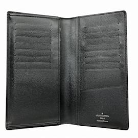 Louis Vuitton-Louis Vuitton Epi Portefeuille Brazza Long Wallet-Black