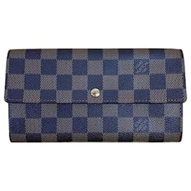 Louis Vuitton-Louis Vuitton Damier Portefeuille Sarah Long Wallet-Brown