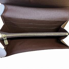 Louis Vuitton-Louis Vuitton Damier Portefeuille Sarah Long Wallet-Brown