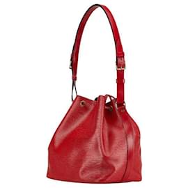 Louis Vuitton-Louis Vuitton Epi Petit Noe Shoulder Bag -Red