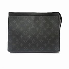 Louis Vuitton-Pochette Voyage MM M61692 Monogram Eclipse da Louis Vuitton-Preto