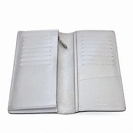 Louis Vuitton-Louis Vuitton Taigarama Portefeuille Brazza Long Wallet-White