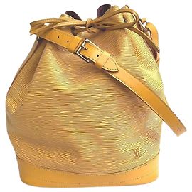 Sac à main épaule Louis Vuitton Epi Noe M44009 Jaune