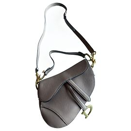 Dior Saddle with shoulder strap Taupe
