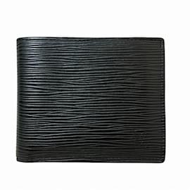Louis Vuitton-Louis Vuitton Epi Portefeuille Marco NM Bi-fold Wallet-Black
