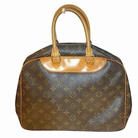 Louis Vuitton-Louis Vuitton Monogram Deauville Handbag-Brown