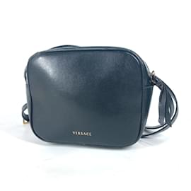Versace-Bolsa de Ombro Versace V Greca Pochette-Preto