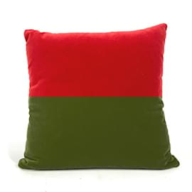Versace-Versace Medusa Rhinestone Cushion-Red