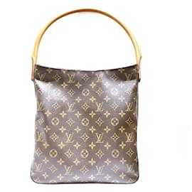 Louis Vuitton-Louis Vuitton Monogram Looping GM M51145 Shoulder Bag-Brown