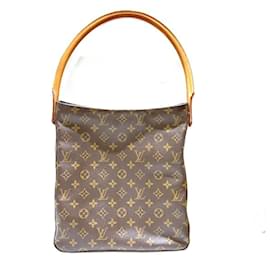 Louis Vuitton-Louis Vuitton Monogram Looping GM M51145 Shoulder Bag-Brown
