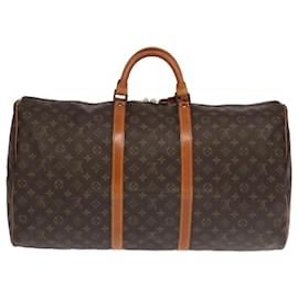 Louis Vuitton-LOUIS VUITTON Monogram Keepall 60 Boston Bag M41422 LV Auth 98006-Monogram