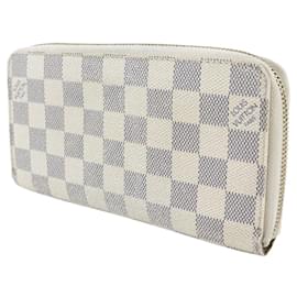 Louis Vuitton-Louis Vuitton Damier Graphite Zippy Wallet-White