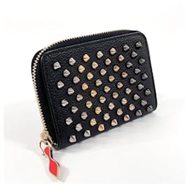 Christian Louboutin-Christian Louboutin Leather Coin Case-Black
