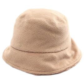 Max Mara FIDUCIA Teddy Bear Hat Camel Brown