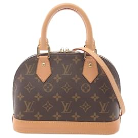 Louis Vuitton-Louis Vuitton Alma BB Monogram Handbag M53152-Brown