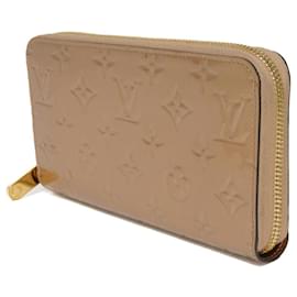 Louis Vuitton-Louis Vuitton Patent Leather Zippy Wallet-Golden