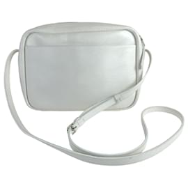 Balenciaga-Balenciaga Everyday Leather Shoulder Bag-White