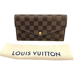 Louis Vuitton-Louis Vuitton Long Wallet Portefeuille Sarah-Brown,Pink