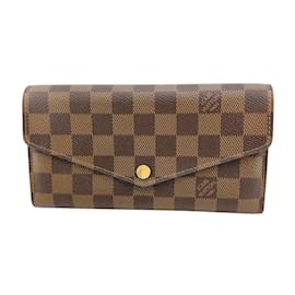 Louis Vuitton-Louis Vuitton Long Wallet Portefeuille Sarah-Brown,Pink