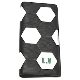 Louis Vuitton-Louis Vuitton Long Wallet Portefeuille Brazza Epi-Black