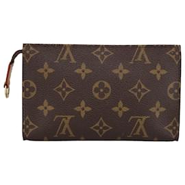 Louis Vuitton-LOUIS VUITTON Monogram Bucket PM Accessory Pouch LV Auth 100591-Monogram