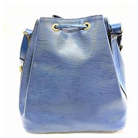 Louis Vuitton-Louis Vuitton Epi Petit Noe Shoulder Bag-Blue