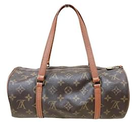Louis Vuitton-Louis Vuitton Monogram Old Papillon 30 Handbag-Brown
