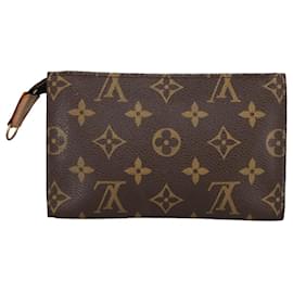 Louis Vuitton-LOUIS VUITTON Monogram Bucket PM Accessory Pouch LV Auth 100610-Monogram