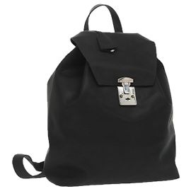 Dolce & Gabbana DOLCE&GABBANA Backpack Nylon Black Auth bs19996 Black