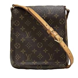 Louis Vuitton-Louis Vuitton Monogram Musette Salsa M51387 Shoulder Bag-Brown