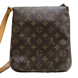 Louis Vuitton-Louis Vuitton Monogram Musette Salsa M51387 Shoulder Bag-Brown