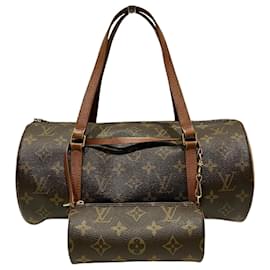 Louis Vuitton-Louis Vuitton Monogram Papillon 30 Handbag-Brown