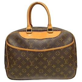 Louis Vuitton-Louis Vuitton Monogram Deauville Handbag-Brown