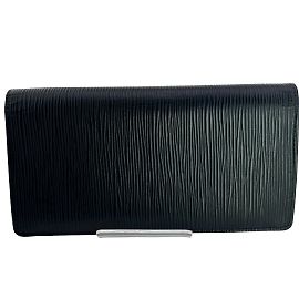 Louis Vuitton Long Wallet in Noir Epi Leather Black