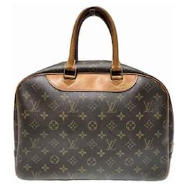 Louis Vuitton-Louis Vuitton Monogram Deauville Handbag-Brown