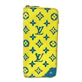 Louis Vuitton-Louis Vuitton Monogram Playground Zippy Wallet-Yellow