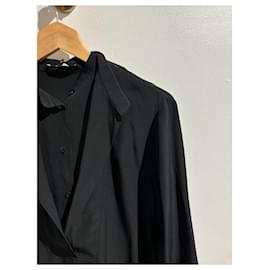 Gucci-GUCCI Tops T.International M Silk-Black